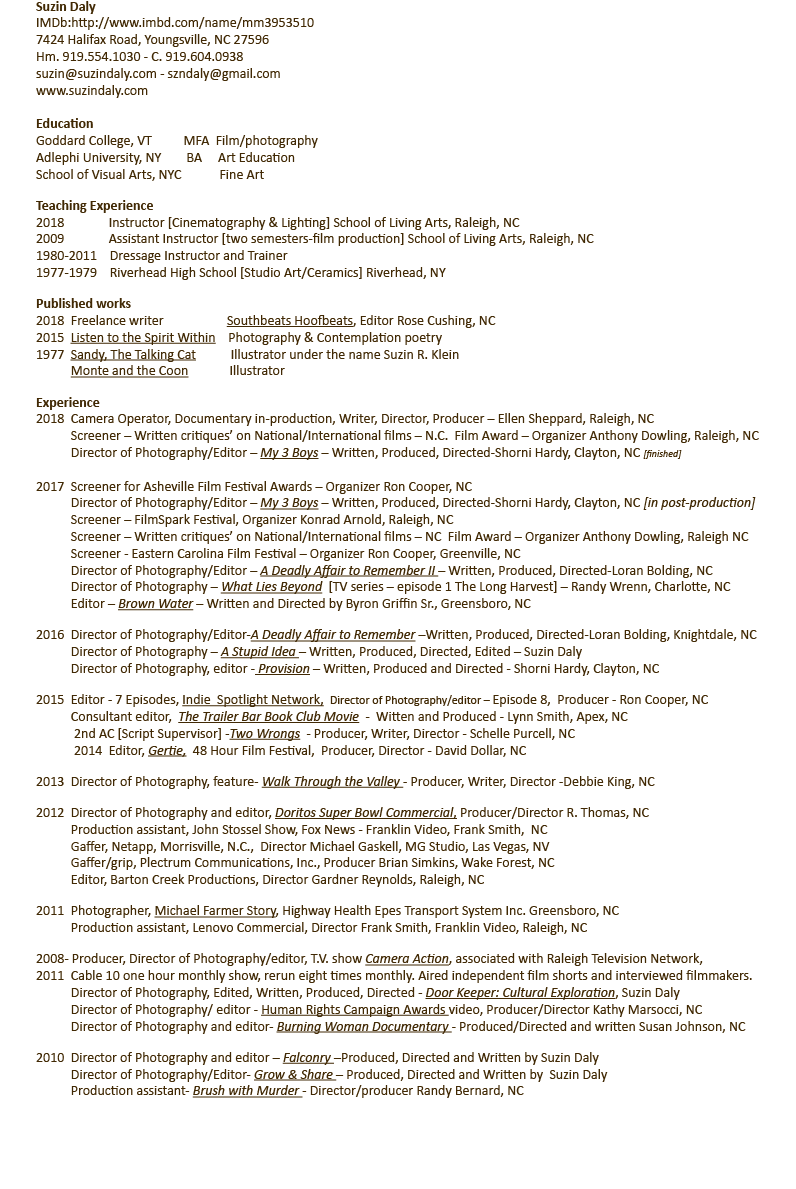 resume